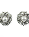 Perla Earrings - Clear (Silver Plated)