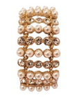 Perla Bracelet - Clear (Gold Plated)