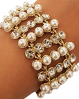 Perla Bracelet - Clear (Gold Plated)