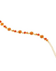 Pirouette Bracelet - Orange (Gold Plated)