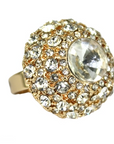 Miah Ring - Clear (Gold Plated)