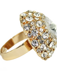 Miah Ring - Clear (Gold Plated)