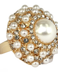 Perla Ring - Clear (Gold Plated)