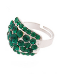 Bonnie Ring - Emerald (Silver Plated)