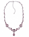 L'Amour Necklace - Purple (Silver Plated)