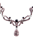 L'Amour Necklace - Purple (Silver Plated)